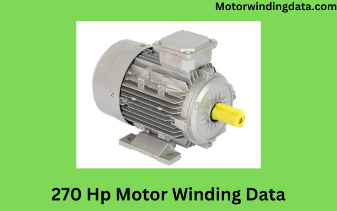 270 Hp Motor Winding Data