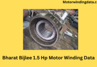 Bharat Bijlee 1.5 Hp Motor Winding Data
