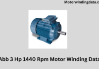 Abb 3 Hp 1440 Rpm Motor Winding Data