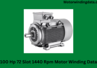 100 Hp 72 Slot 1440 Rpm Motor Winding Data
